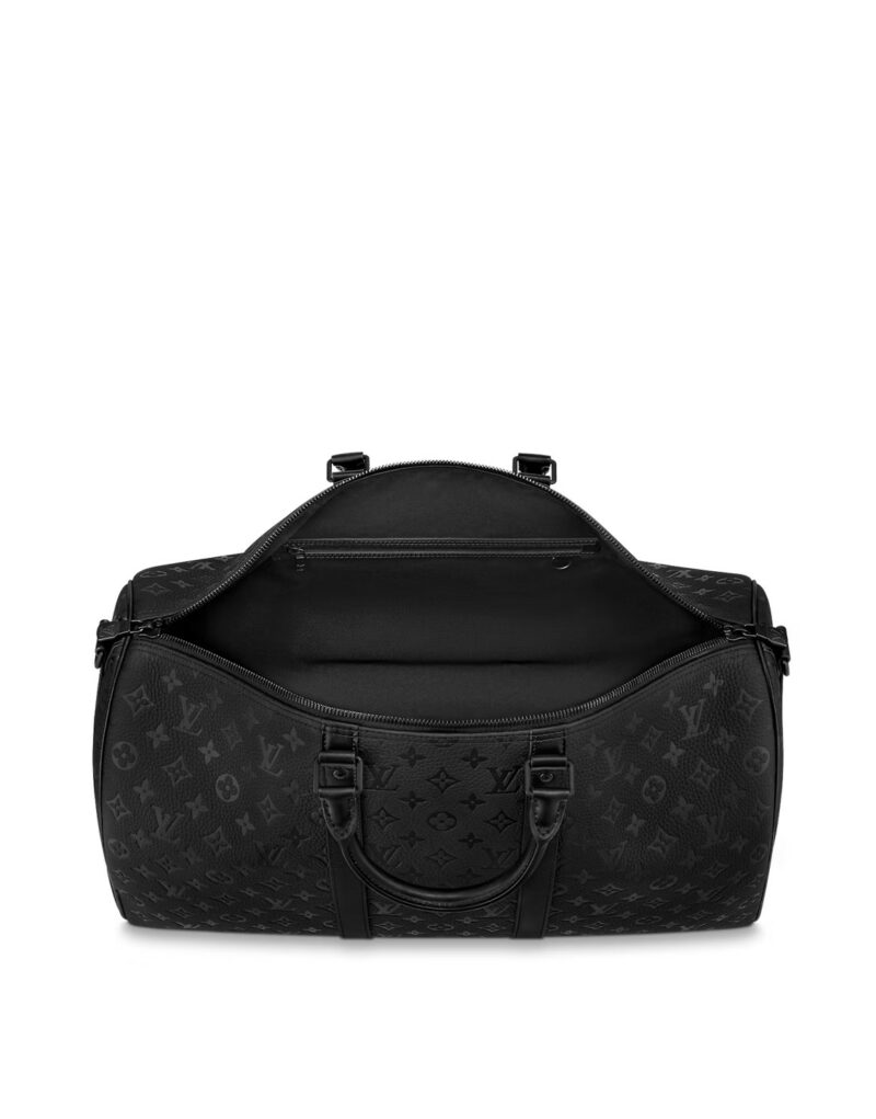 Louis Vuitton Keepall Bandoulière 50 Bag Black For Men 19,7in/50cm M59025