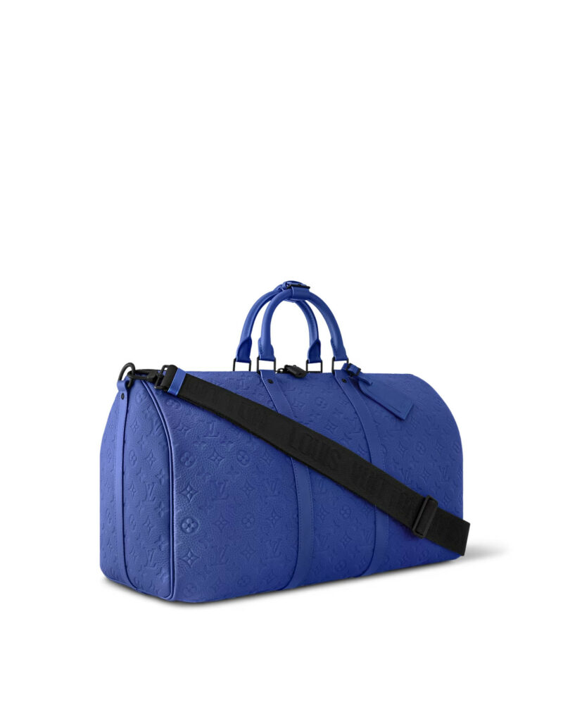 Louis Vuitton Keepall Bandoulière 50 Bag Blue For Men 19,7in/50cm M23141