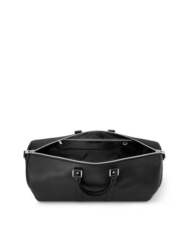 Louis Vuitton Keepall Bandoulière 50 Bag Black For Men 19,7in/50cm M33400