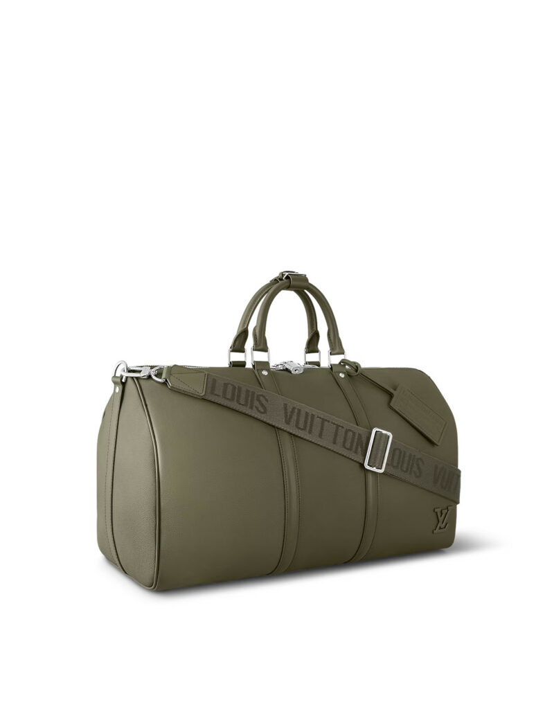 Louis Vuitton Keepall Bandoulière 50 Bag Khaki Green For Men 19,7in/50cm M21536