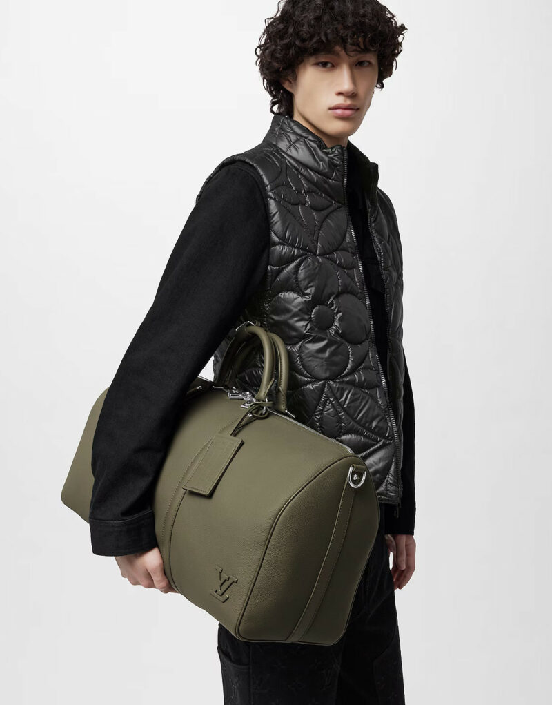 Louis Vuitton Keepall Bandoulière 50 Bag Khaki Green For Men 19,7in/50cm M21536