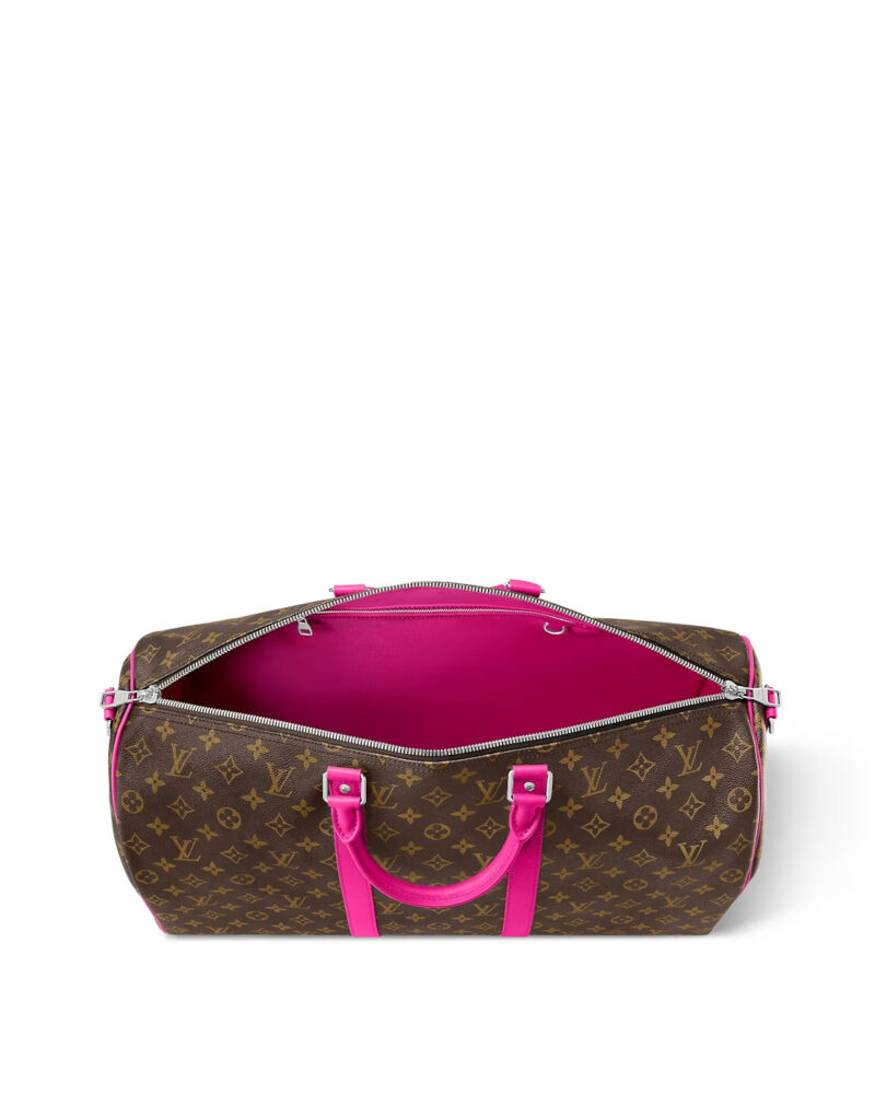 Louis Vuitton Keepall Bandoulière 50 Bag Pink For Women 19,7in/50cm M46773
