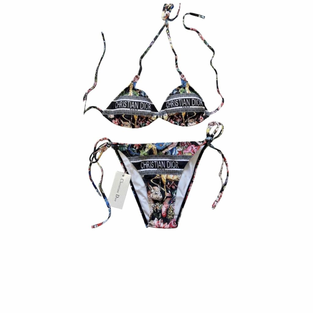 Dior Swimsuit Animal Black For Women