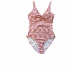 Louis Vuitton Swimsuit Twist Chest Signature Pink For Women