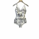 Dior Swimsuit Toile De Jouy White For Women