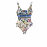 Dior Swimsuit Animal Blue For Women