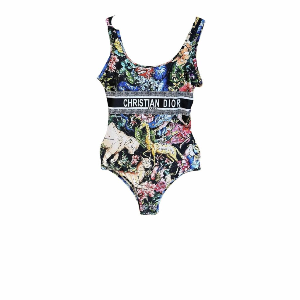 Dior Swimsuit Animal Black For Women