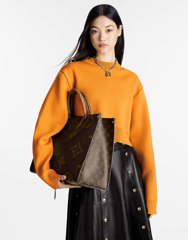 Louis Vuitton OnTheGo GM Tote Bag Brown For Women 16,1in/41cm M45320