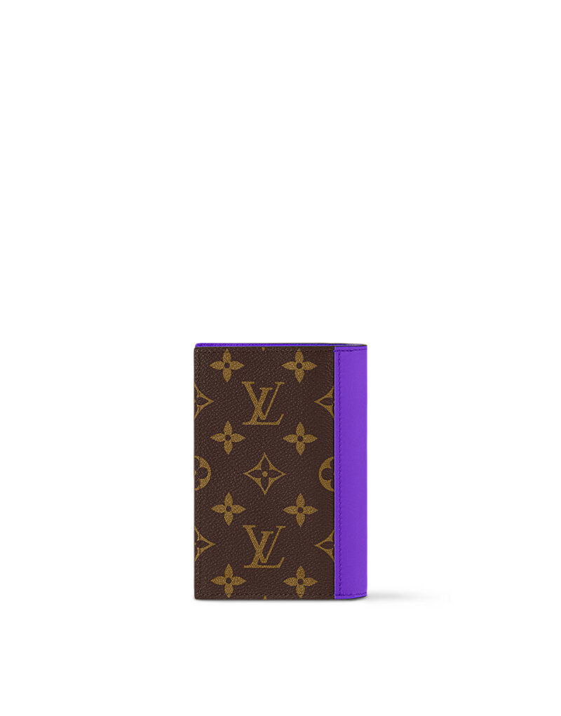 Louis Vuitton Passport Cover Wallet Violet For Men 3,9in/10cm M28268