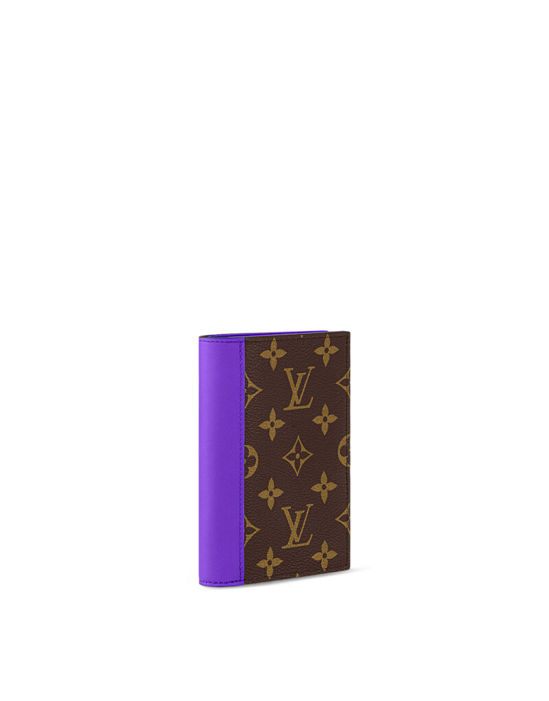 Louis Vuitton Passport Cover Wallet Violet For Men 3,9in/10cm M28268
