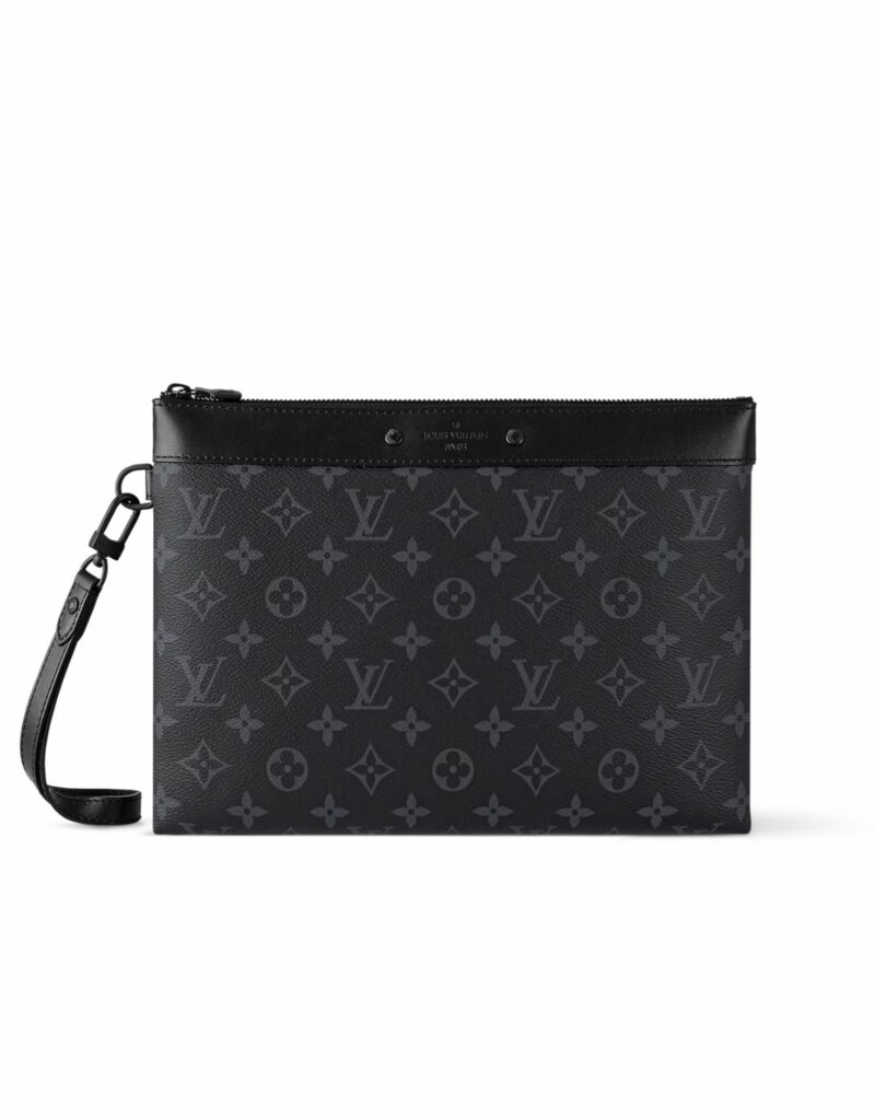 Louis Vuitton Pochette To Go Black For Men 11.8in/30cm M81569