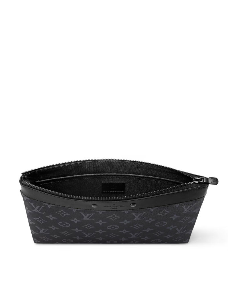 Louis Vuitton Pochette To Go Black For Men 11.8in/30cm M81569