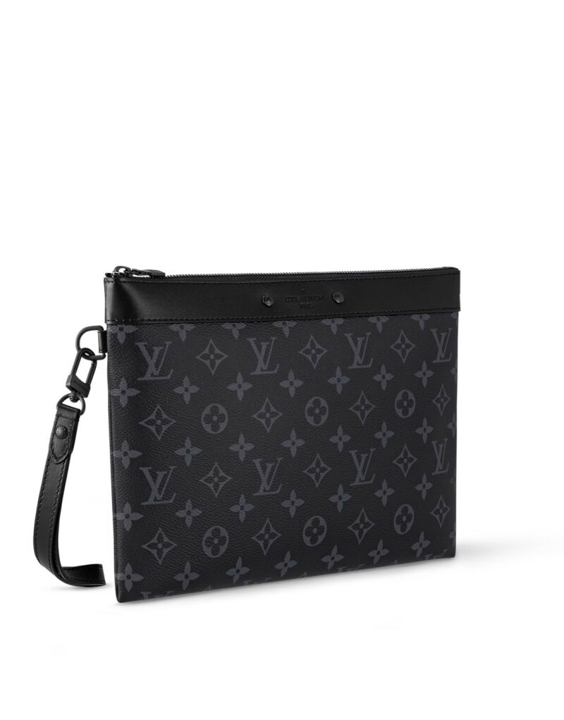 Louis Vuitton Pochette To Go Black For Men 11.8in/30cm M81569