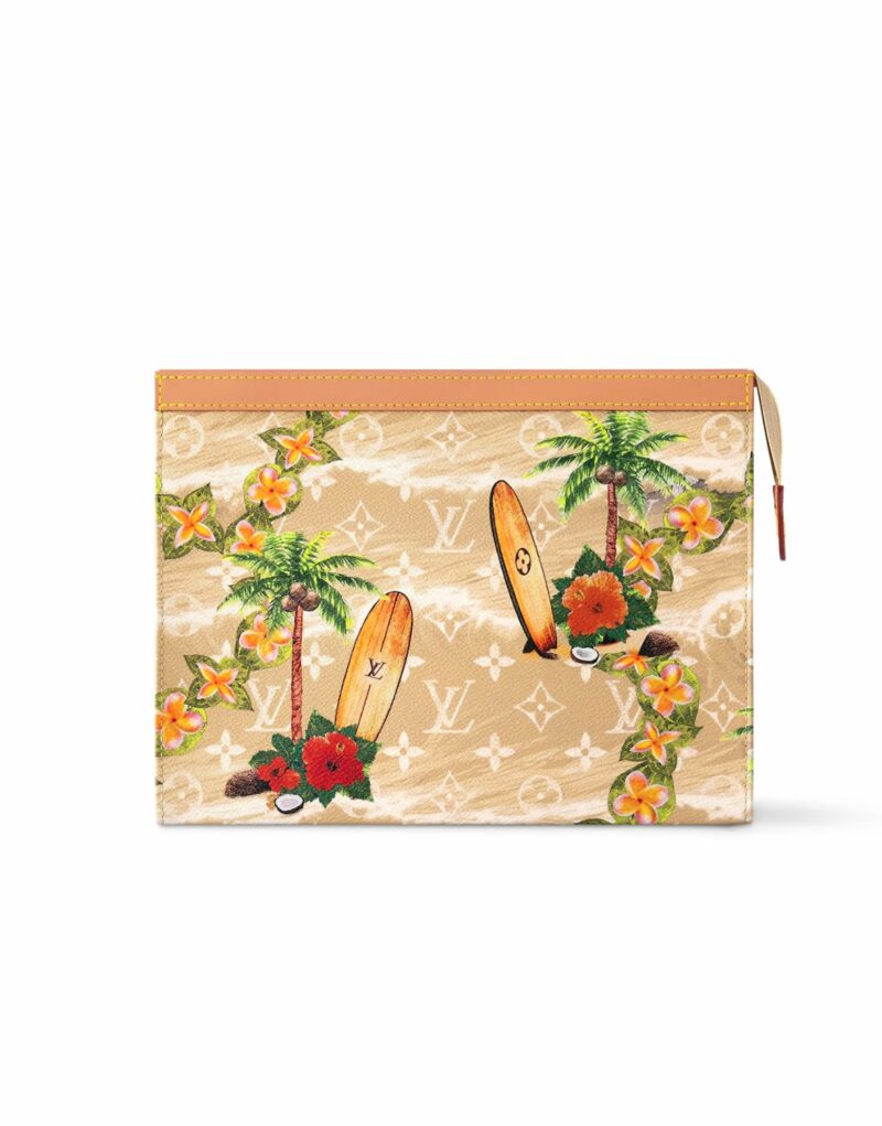 Louis Vuitton Pochette Voyage Bag Yellow For Men 10,6in/27cm M83465