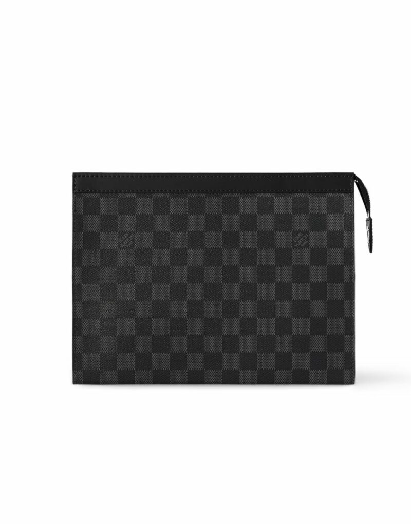 Louis Vuitton Pochette Voyage MM Bag Black For Men 10,6in/27cm N41696