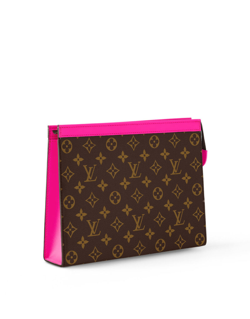 Louis Vuitton Pochette Voyage MM Pouch Bag Pink For Women 10,6in/27cm M82858