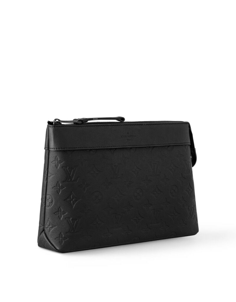 Louis Vuitton Pochette Voyage Souple Black Bag For Men 11.2in/30cm M82545