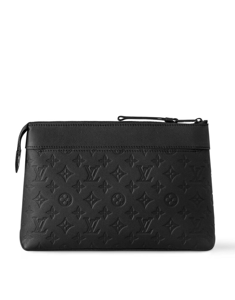 Louis Vuitton Pochette Voyage Souple Black Bag For Men 11.2in/30cm M82545