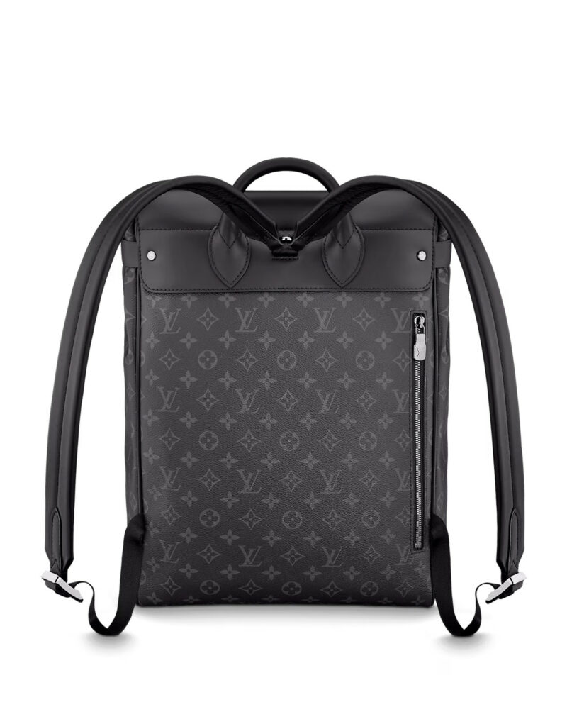 Louis Vuitton Steamer Backpack Bag Black For Men 12.6in/32cm M44052