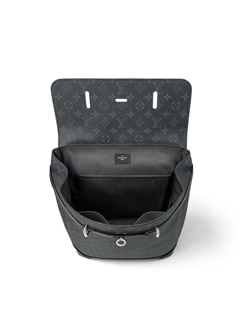 Louis Vuitton Steamer Backpack Bag Black For Men 12.6in/32cm M44052