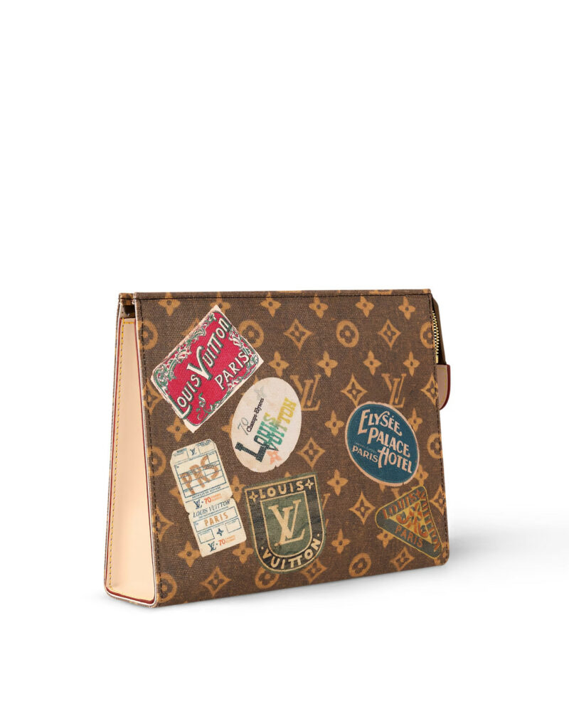 Louis Vuitton Toiletry Pouch Wallet Brown For Women 7,9in/20cm M83487