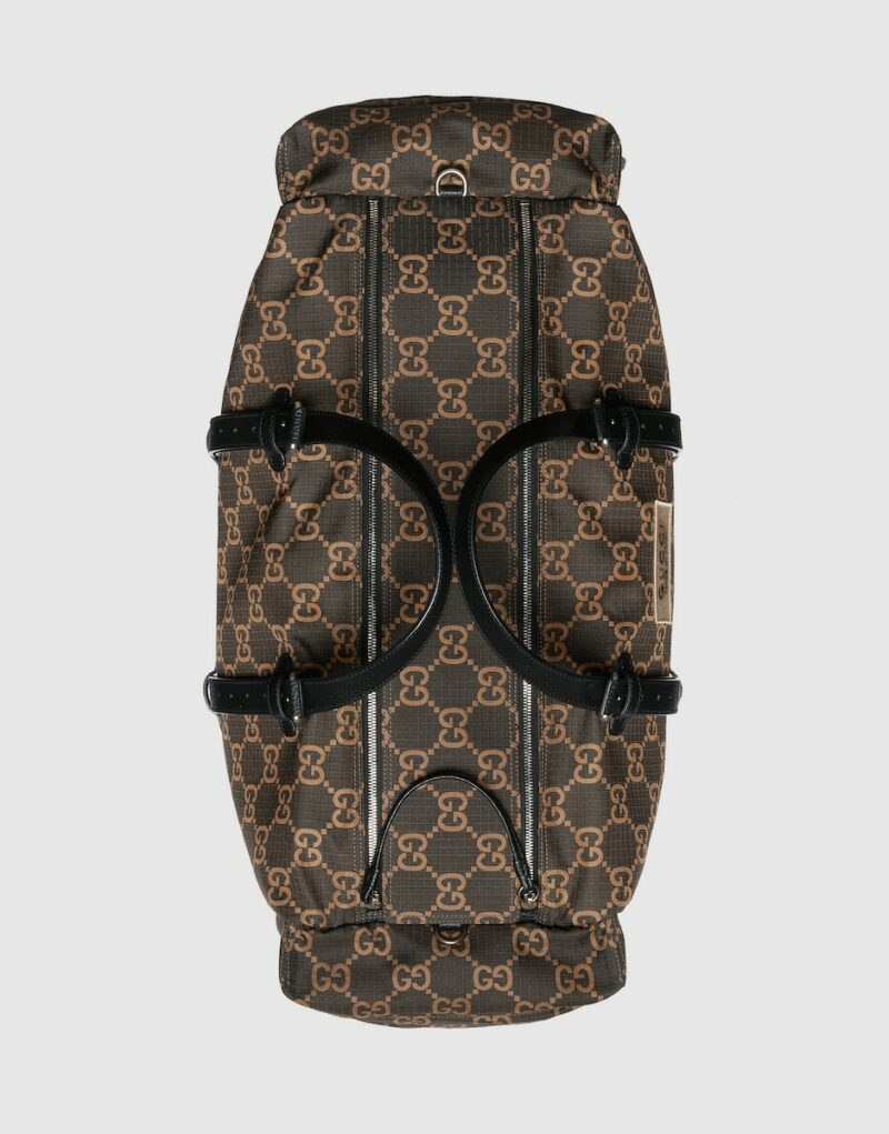 Gucci Maxi GG Ripstop Duffle Bag Brown For Men 23.6 in/ 60 cm 767935 FACPK 9442