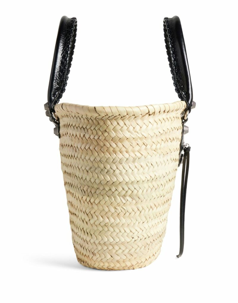 Balenciaga Medium Le Cagole Basket Bag Beige For Women 18.9 Inches/ 48 Cm