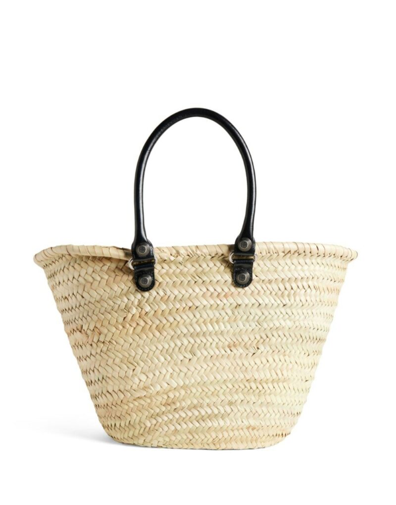 Balenciaga Medium Le Cagole Basket Bag Beige For Women 18.9 Inches/ 48 Cm