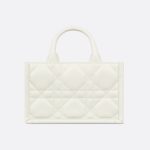 Dior Mini Dior Book Tote White For Women 8.5 Inches/ 21.5 Cm S5573OWHP_M030