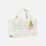 Dior Mini Dior Book Tote White For Women 8.5 Inches/ 21.5 Cm S5573OWHP_M030