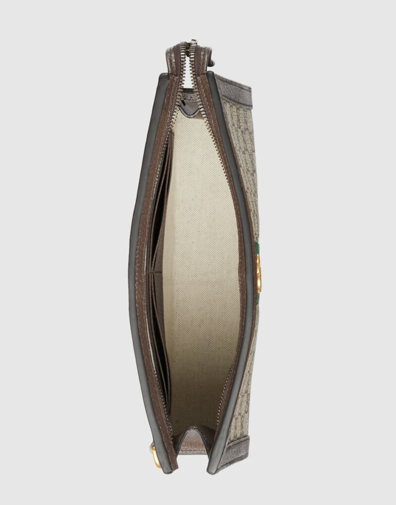 Gucci Ophidia GG Pouch Beige For Women 10.2 in/ 26 cm 760243 96IWT 8745
