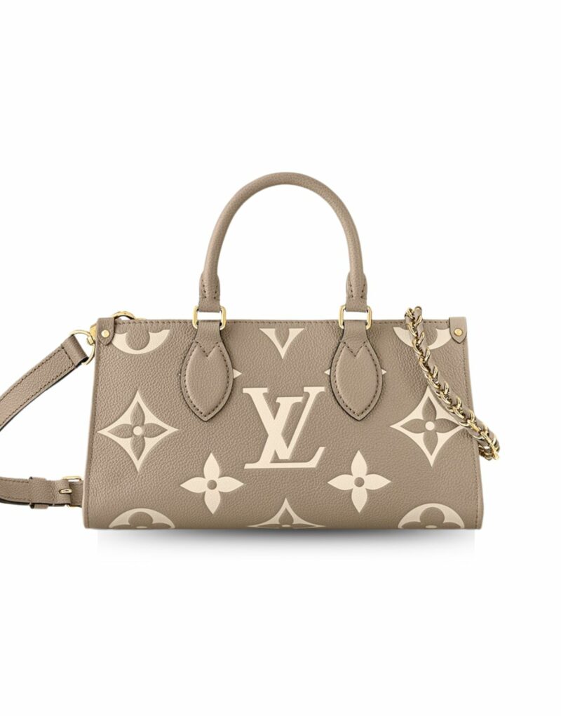 Louis Vuitton OnTheGo East West Monogram Empreinte Beige For Women 9.8in/25cm M23641