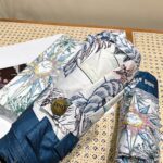 Dior Opening Folding Umbrella White
