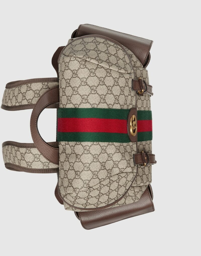 Gucci Ophidia Medium Backpack Beige For Men 15.7 in/ 40 cm 598140 HUHAT 8564