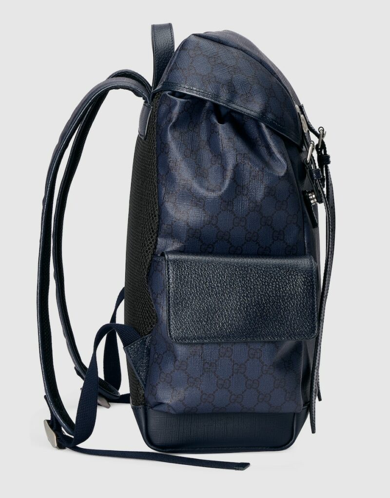 Gucci Ophidia Medium Backpack Blue For Men 15.7 in/ 40 cm 598140 FABHU 8442