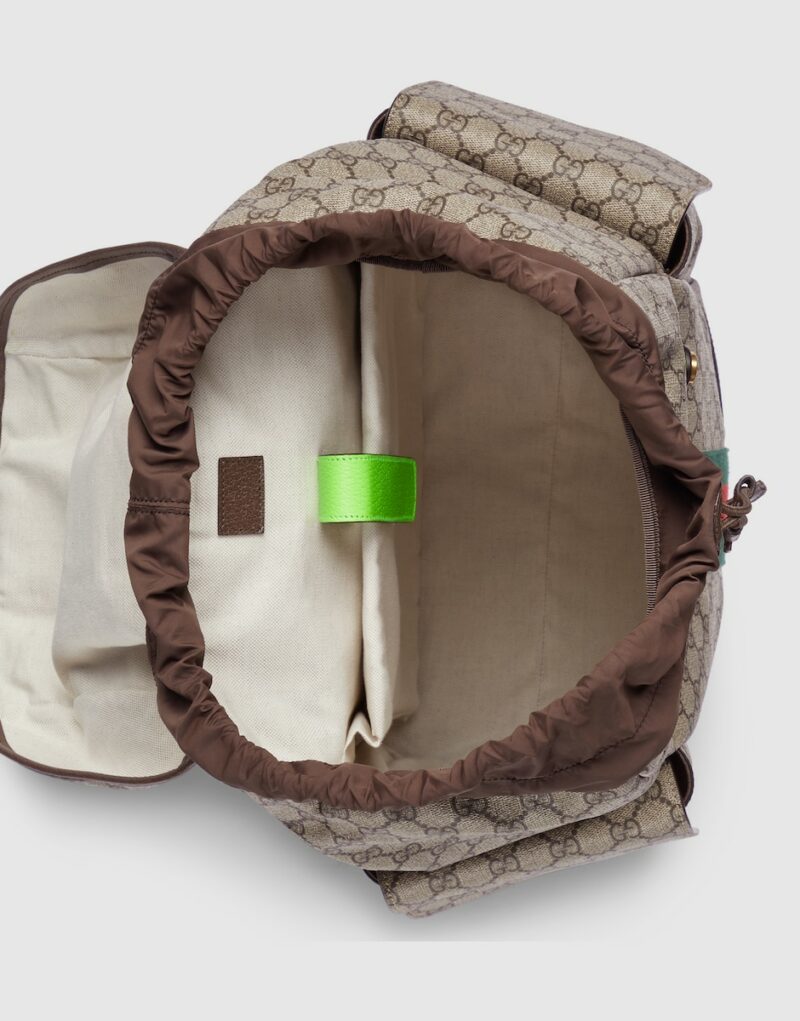 Gucci Ophidia Medium Backpack Beige For Men 15.7 in/ 40 cm 598140 FADEB 9750