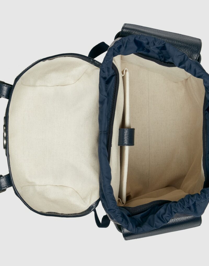 Gucci Ophidia Medium Backpack Blue For Men 15.7 in/ 40 cm 598140 FABHU 8442