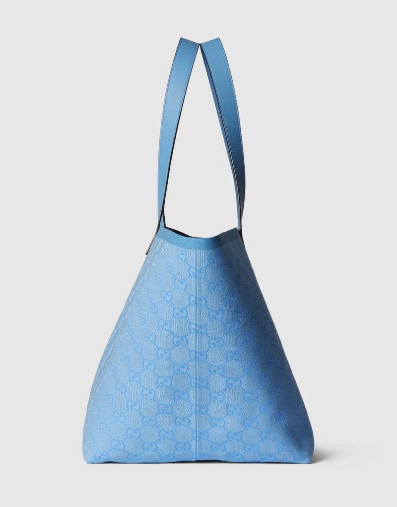 Gucci Original GG Medium Tote Bag Blue For Women 11.8 in/ 30 cm 788203 FADH5 4241