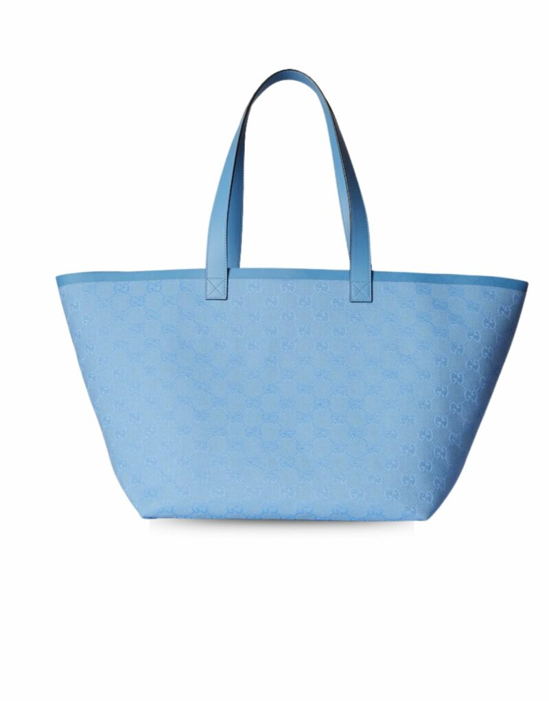Gucci Original GG Medium Tote Bag Blue For Women 11.8 in/ 30 cm 788203 FADH5 4241