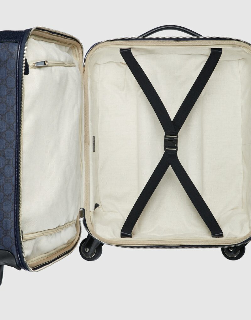 Gucci Ophidia GG Small Cabin Trolley Blue For Men 20.1 In/ 51 Cm 693646 UULBN 8441