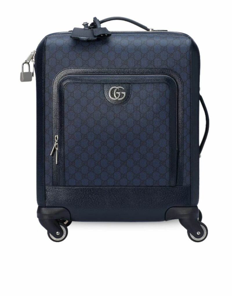 Gucci Ophidia GG Small Cabin Trolley Blue For Men 20.1 In/ 51 Cm 693646 UULBN 8441