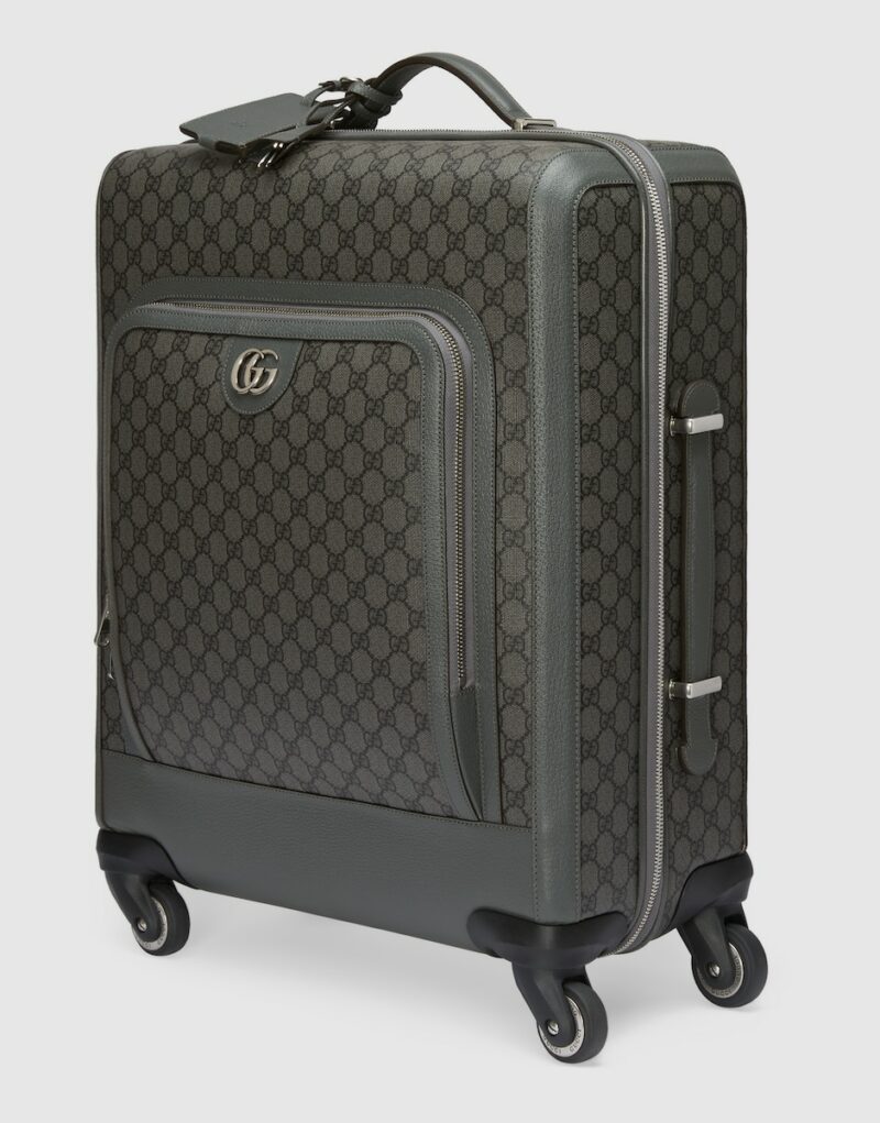 Gucci Ophidia Small Cabin Trolley Grey For Men 22.4 In/ 57 Cm 728347 UULBN 1244