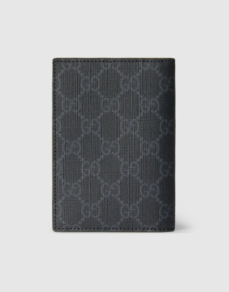 Gucci Passport Case With GG Detail Black 7.5in/19cm 795229 FACQC 1049