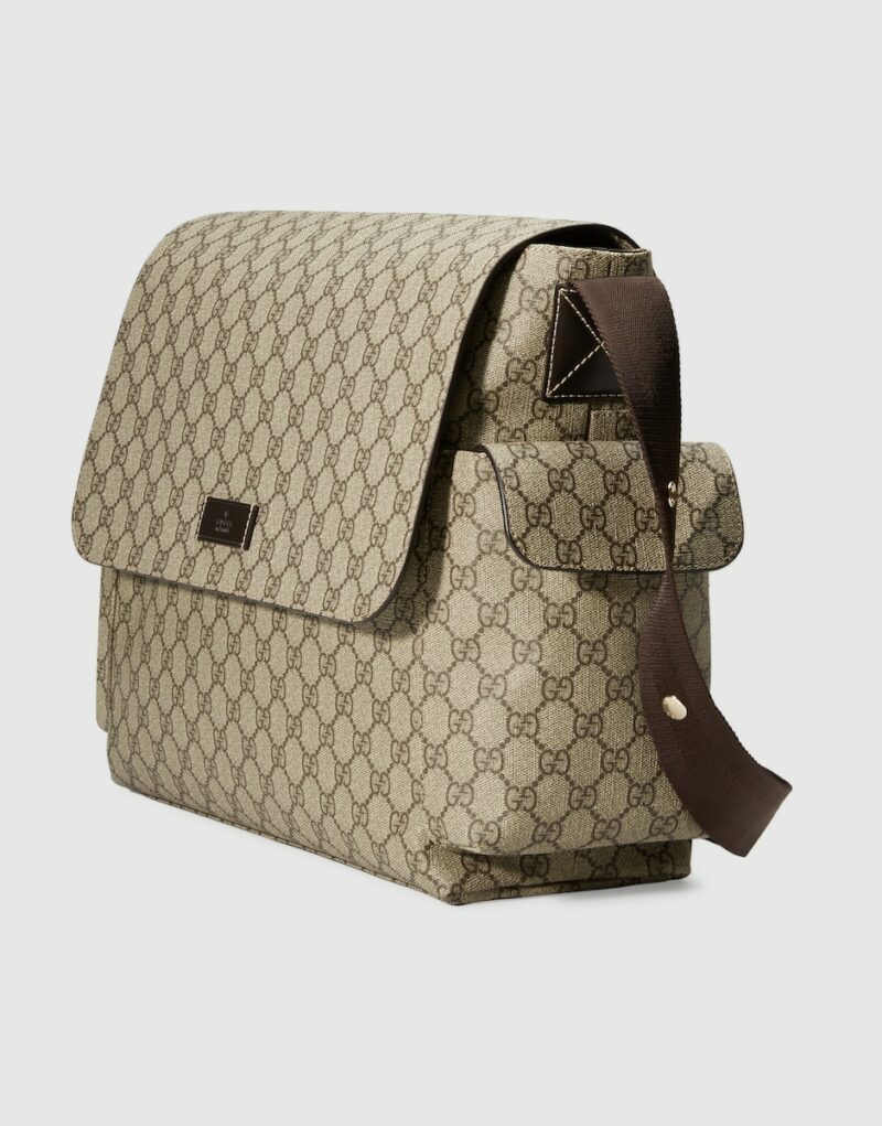 Gucci Plus Diaper Bag Beige 17.3 in/ 44 cm 211131 KGDIG 8588