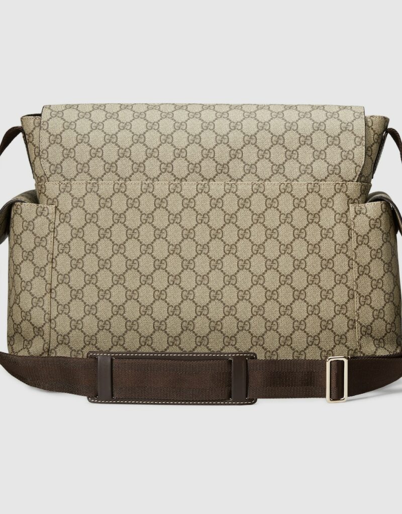 Gucci Plus Diaper Bag Beige 17.3 in/ 44 cm 211131 KGDIG 8588