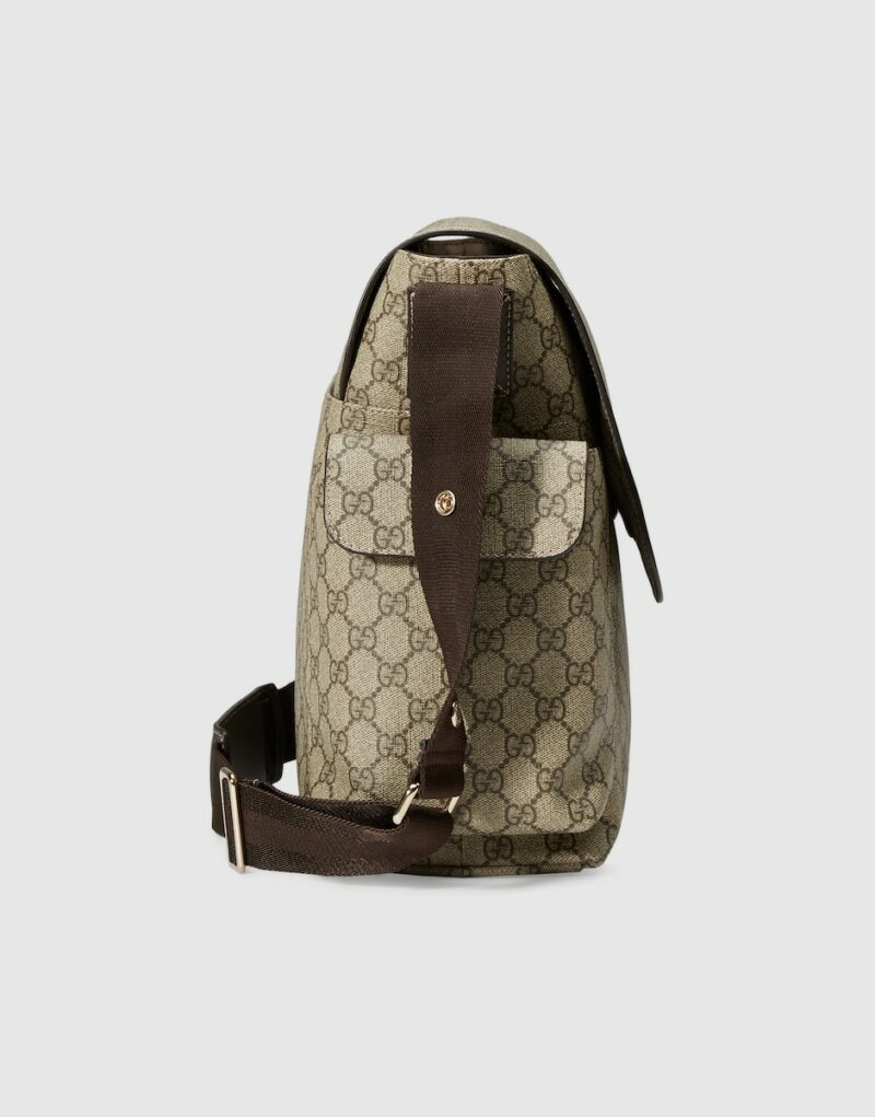 Gucci Plus Diaper Bag Beige 17.3 in/ 44 cm 211131 KGDIG 8588