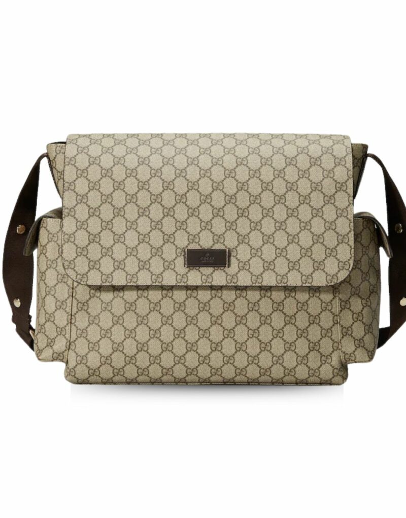 Gucci Plus Diaper Bag Beige 17.3 in/ 44 cm 211131 KGDIG 8588