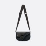 Dior Saddle Messenger Bag Black For Men 9.5 Inches/ 24 Cm 1ADPO325YKY_H03E