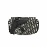 Dior Saddle Messenger Bag Beige For Men 9.5 Inches/ 24 Cm 1ADPO325YKY_H27E