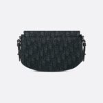 Dior Saddle Messenger Bag Black For Men 9.5 Inches/ 24 Cm 1ADPO325YKY_H03E